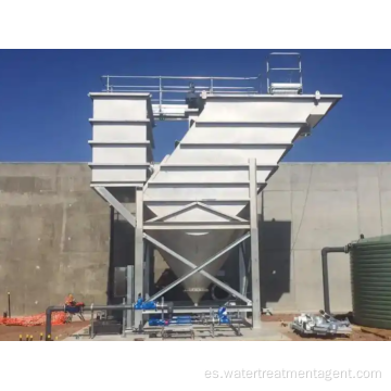 Clarificador de láminas cocorriente